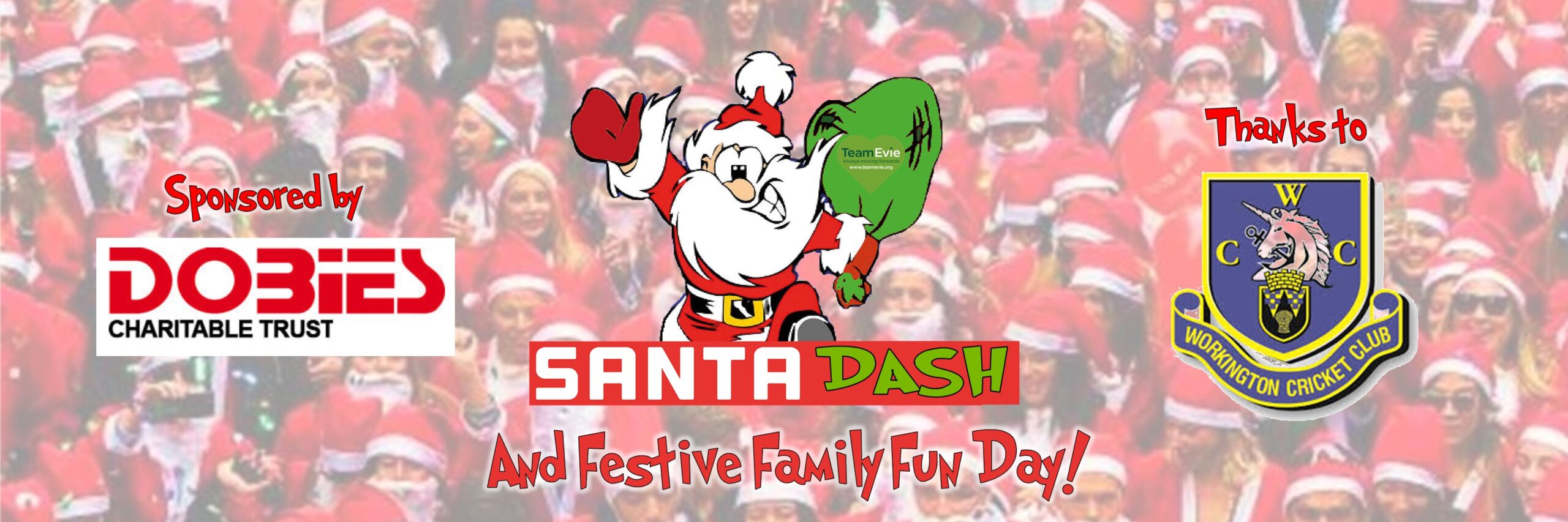 Santa Dash & Festive Family Fun Day Team Evie